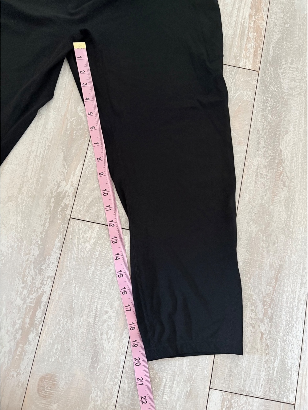 Halara Black High Rise Cropped Pants Leggings NWT Size XL